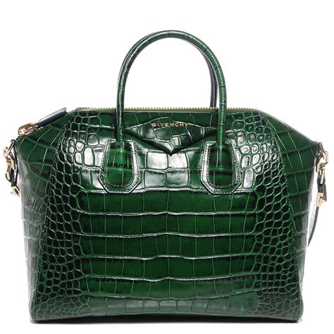 givenchy croc bag green|Givenchy purses for women.